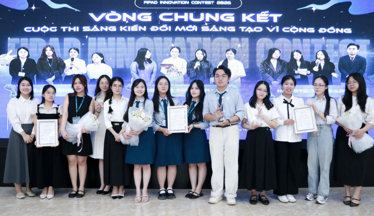 Những ý tưởng đổi mới sáng tạo tỏa sáng tại Chung kết FIPAD Innovation Contest 2026